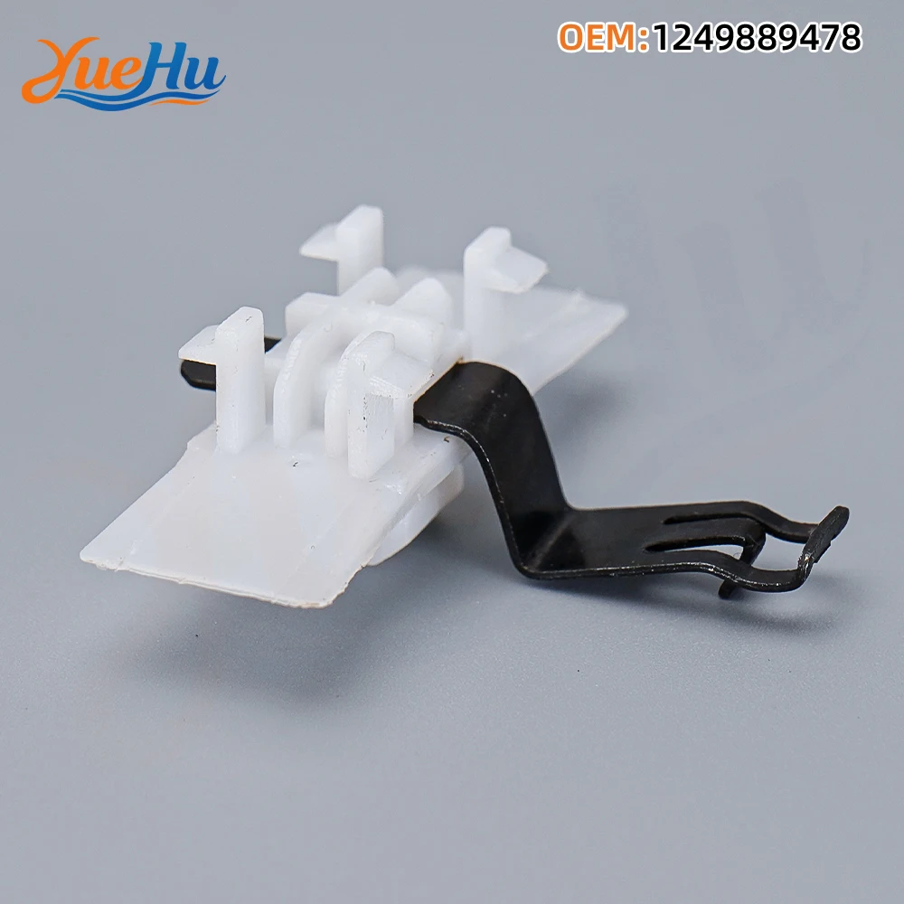 

YUEHU 10PCS Exterior Molding Clip Fit Mercedes-Benz W124 1249889478 Side Strips Clips Metal Brackets clip