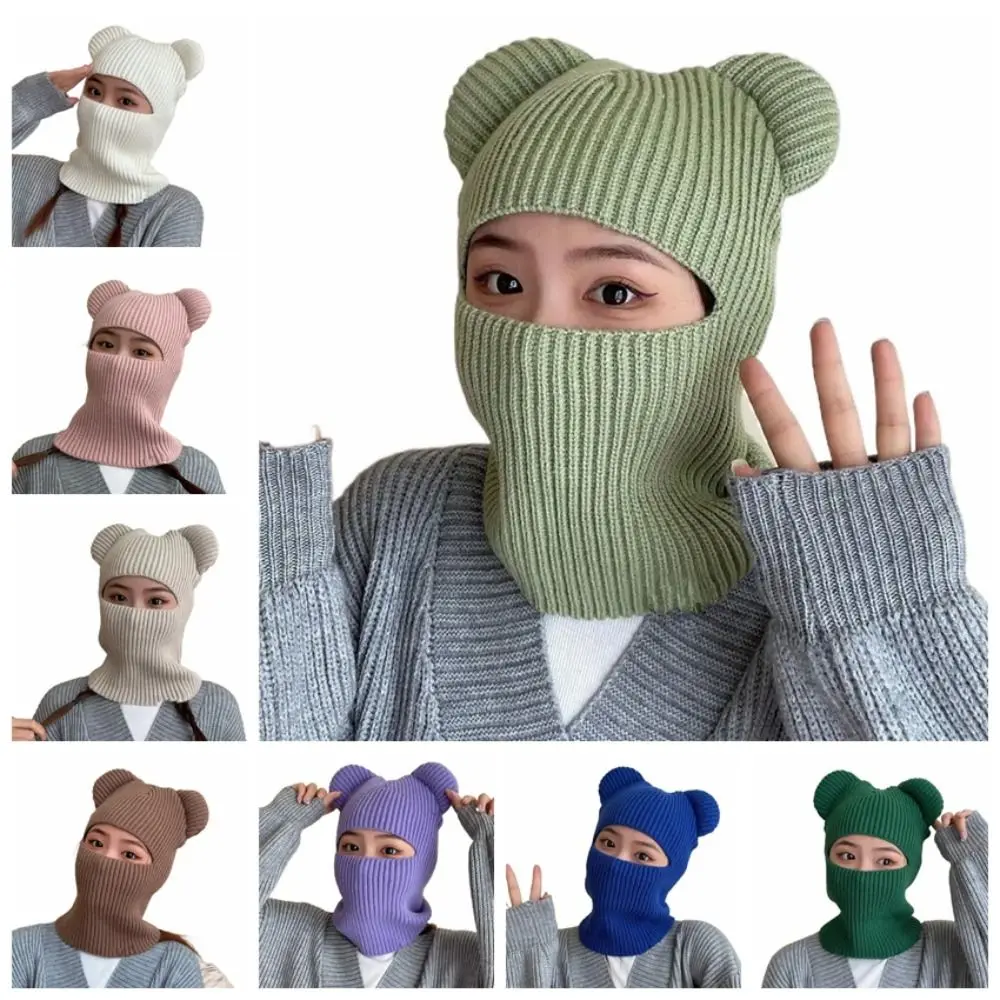 

Маска для верховой езды, модная шапка со складками и надписью, многофункциональная теплая накидка на шею, шапка-тюрбан Baotou, маска для верховой езды, зимний шарф