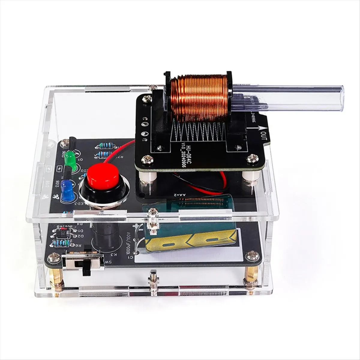 T1042C-DC3V DIY Coil Boost Module Kit High-Voltage Electromagnetic Transmitter Converter for Welding Practice HOT