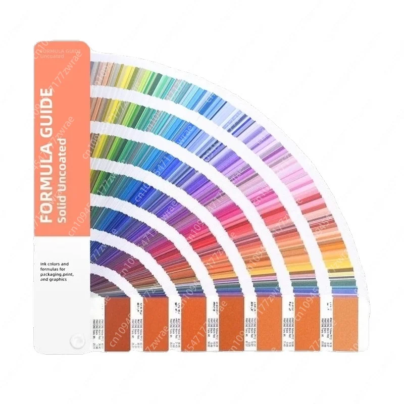 

Color card international standard U-card adhesive paper matte version 2390 color PT spot color universal