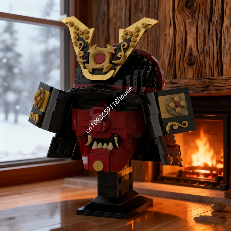 

1236pcs MOC Samurai Mask Ninjia Model Building Blocks Construction Toys DIY Idea Education Brick Kids Christmas Gifts Birthday