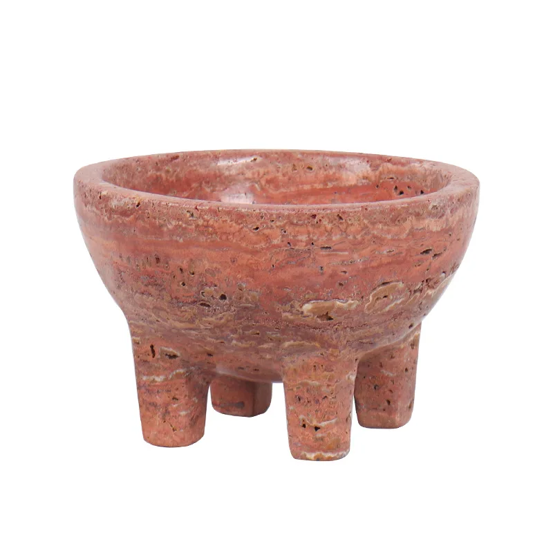 

wind marble four-legged fruit plate ornament model room coffee table dining table storage desktop home decoration