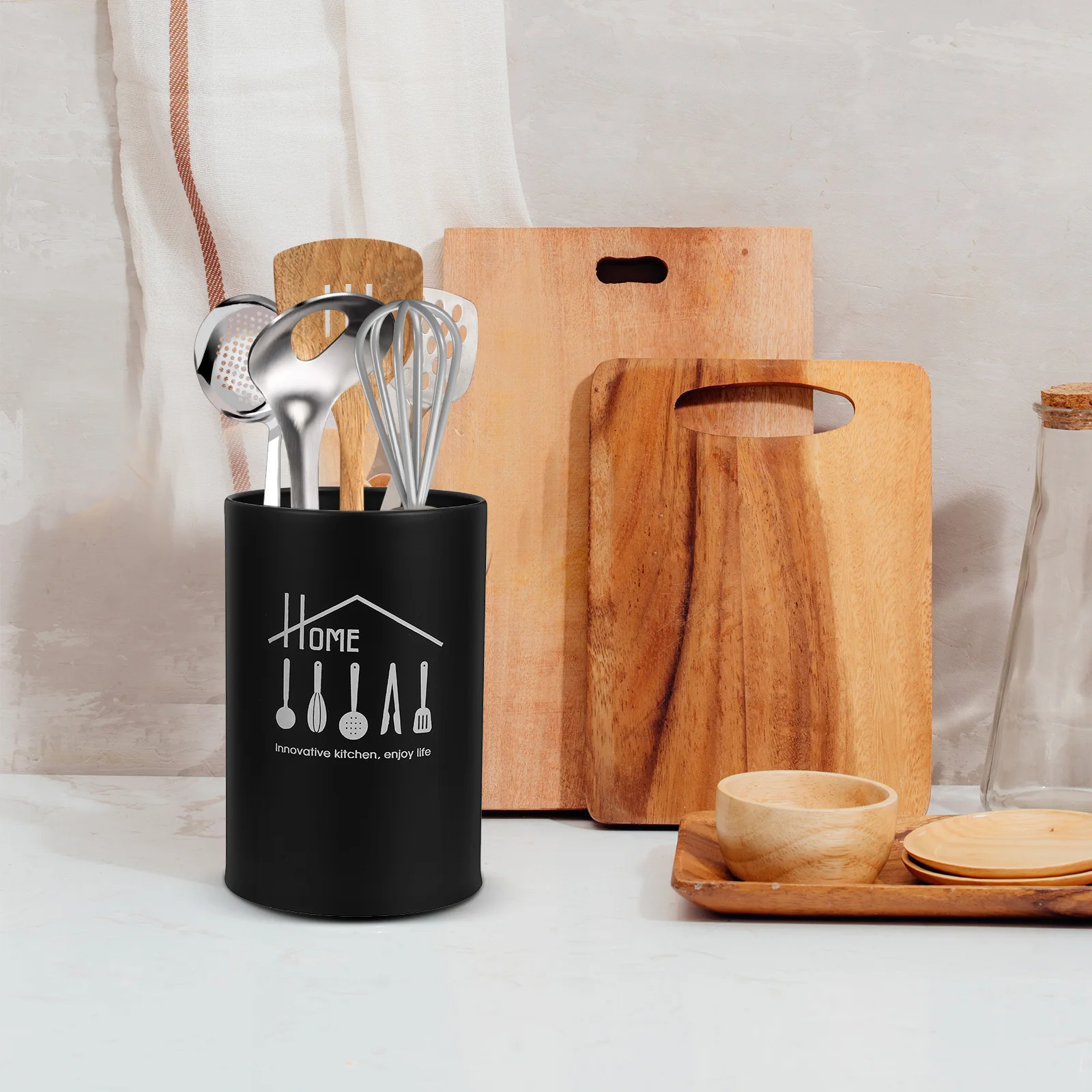 

Chopsticks Storage Tank Fork Spoon Drain Tube Cutlery Drainer Tray Rack Container Kitchen Utensils Travel