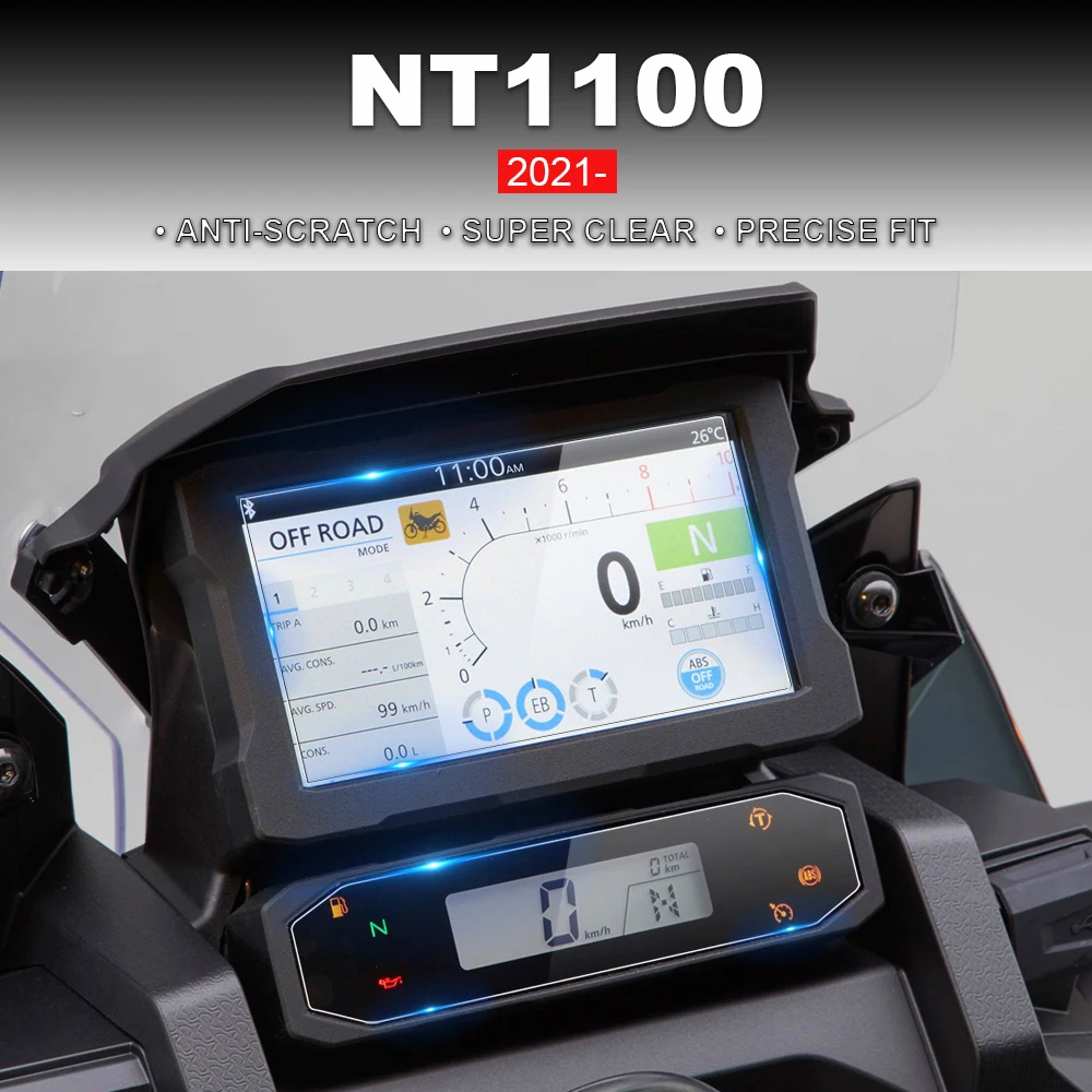 

For HONDA NT 1100 NT1100 2021 - Motorcycle Accessories HD Instrument Film Scratch Cluster Screen Dashboard Protection Protector