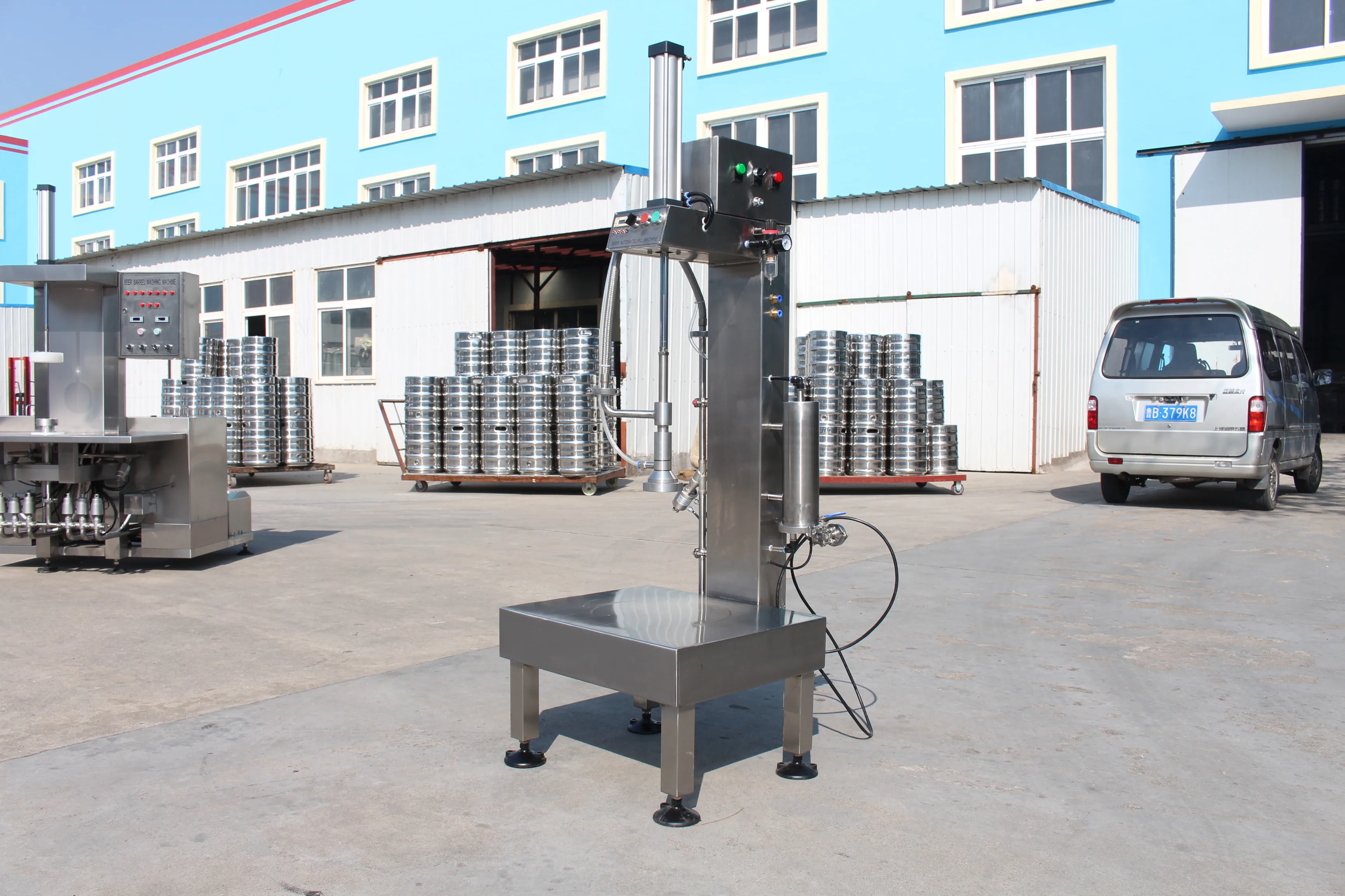 Single Head Keg  Washer Automatic Beer Keg Washing Machine  Beer Keg Washer