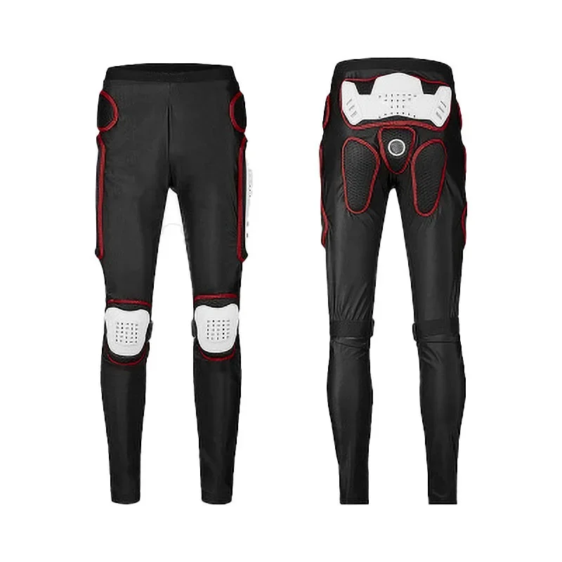 Motorcycle Protective Armor Pants Off-road Riding Impact Resistant Long Pants For Extreme Sports Skating Anti Fall Hip Knee Prot