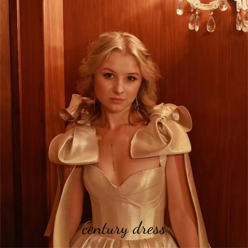 Customized Exquisite Sweetheart Mermaid Evening Dress Charming Short Prom Dress Spaghetti Strap Bow Party Gown  вечернее платье