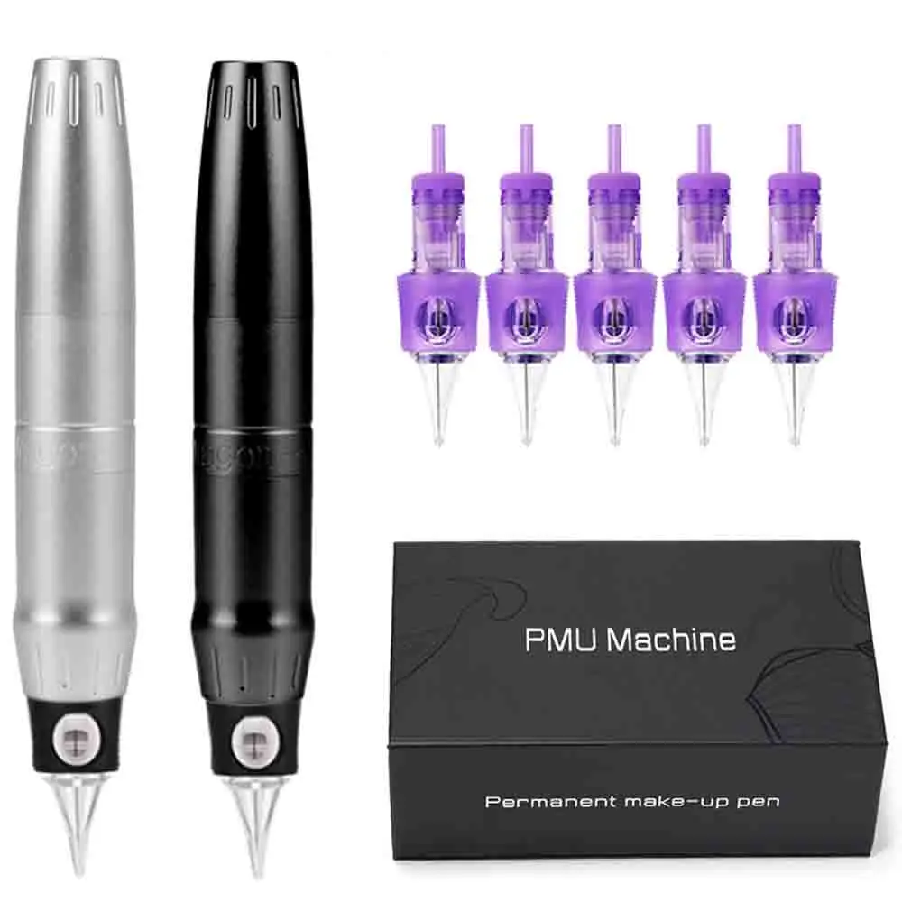 PMU Tattoo Machine Permanent Makeup for Eyebrows Miroblading Eyeliner Lip Microshading Professional Rotary Tattoo Pen Supplies