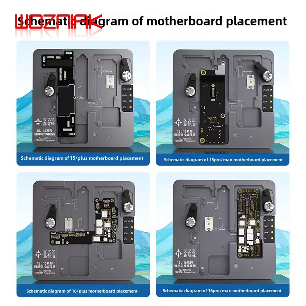 Xinzhizao FIX-E13 i4 I5 i6 EEPROM Programmer Logic Baseband Read