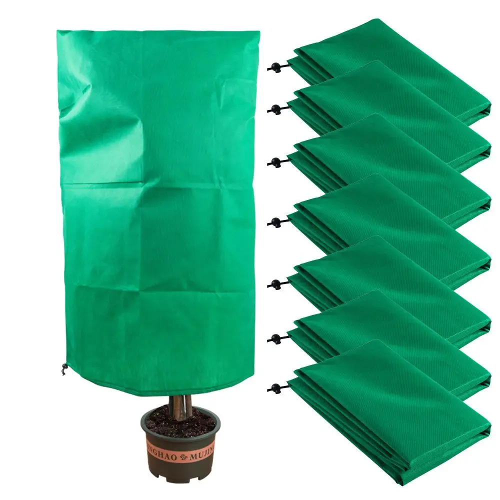 

Non-woven Fabric Plant Cover Green Against Cold Tree Winter Warm Cover Shrub Yard Garden Bags Winter Warm Cover Frost Protection