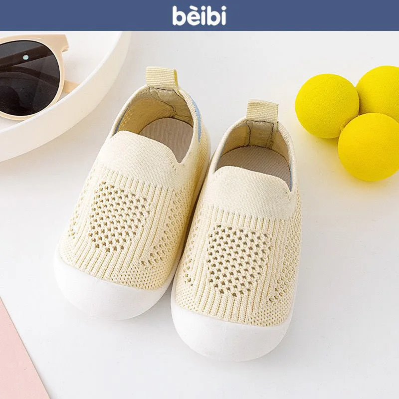 Baby Spring/Summer Soft Sole Socks Shoes Mesh Unisex Baby Anti Slip Floor Socks Children\'s 0-3T Lightweight Soft Walking Shoes