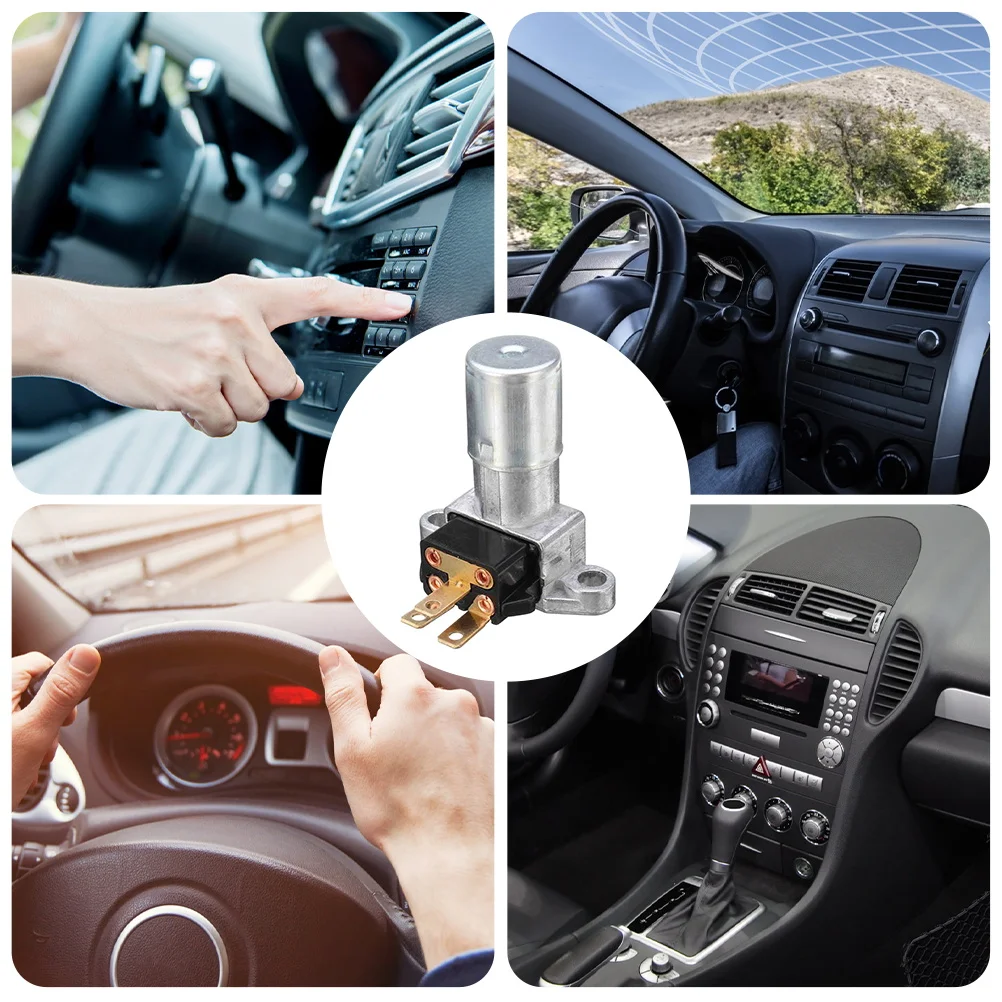 

Far Near Optical Car Lamp Headlight Mount Control Light Switch Safe Sturdy Materials Easy Installation Direct Replacement