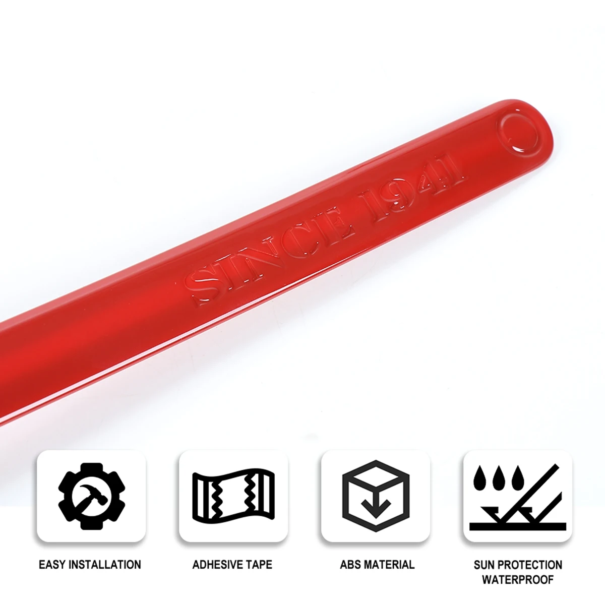 مقبض مسك نحاسي للوحة القيادة ، ملحقات تشذيب داخلية لسيارة جيب رانجلر JK-من من من من الداخل ، غطاء أحمر