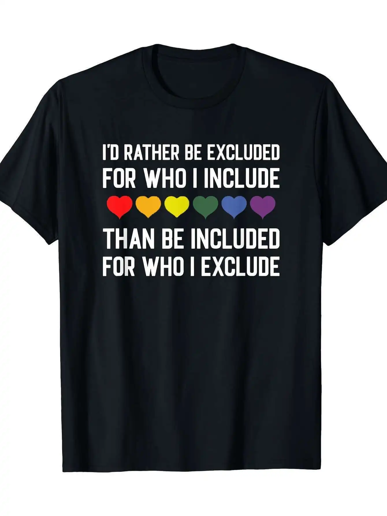 تي شيرت LGBTQ Unicorn Pride - هدية للعطلات من القطن للرجال