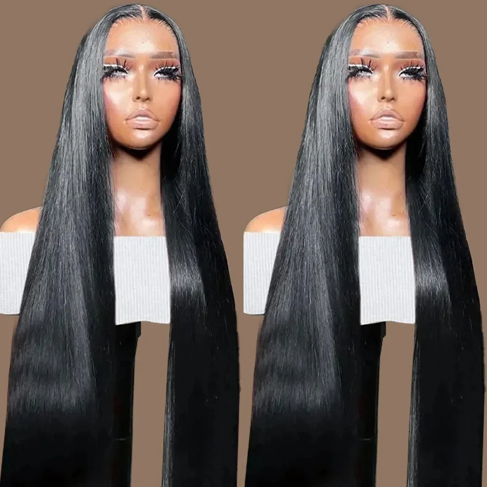 Straight Lace Front Wigs Hd Transparent Wigs For Women Brazilian Brazilian Wigs 30 40 Inch 13x4 Lace Frontal Human Hair Wig