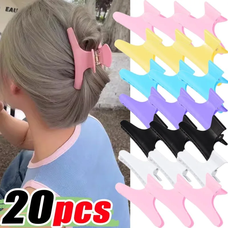 2025 جديد المهنية صالون الأسود فراشة مشبك شعر المشابك للمرأة دبابيس الشعر تصفيف عقد أدوات موضة إكسسوارات الشعر