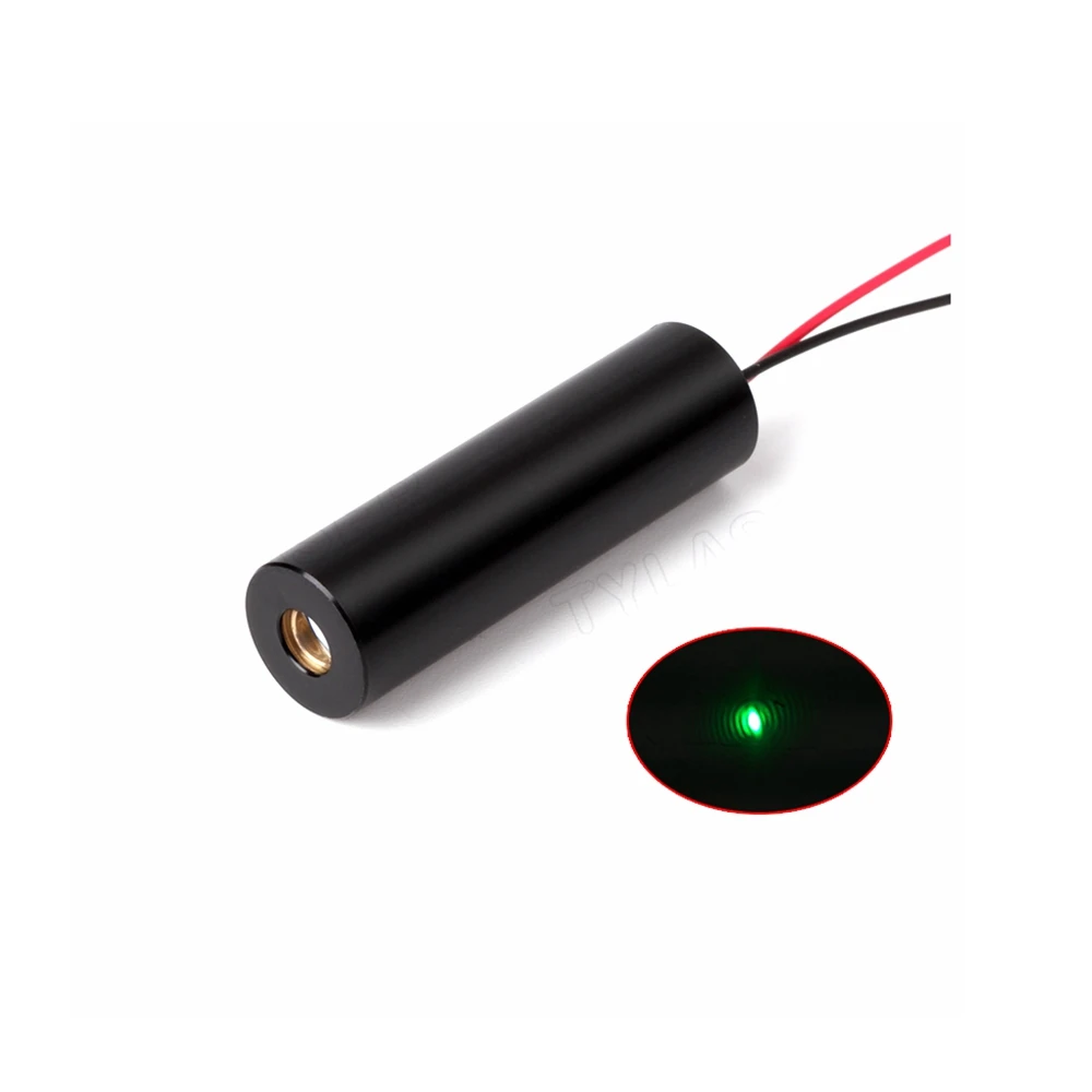 Adjustable Focus PMMA Lens 520nm Green Line Laser Module Marking Positioning 5mW 10mW 30mW 50mW 80mW 1240mm