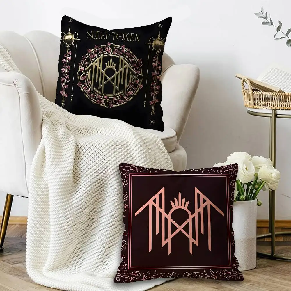 Sleep Rock Band T-Tokens Cushion Cover Inches Farmhouse Decor Home Throw Pillow Covers For Couch Decorations