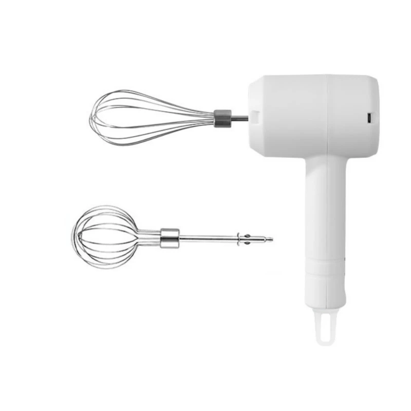H8WB Handheld Whiskers Multi Speed Adjustable Rechargeable Battery Cake Mixer