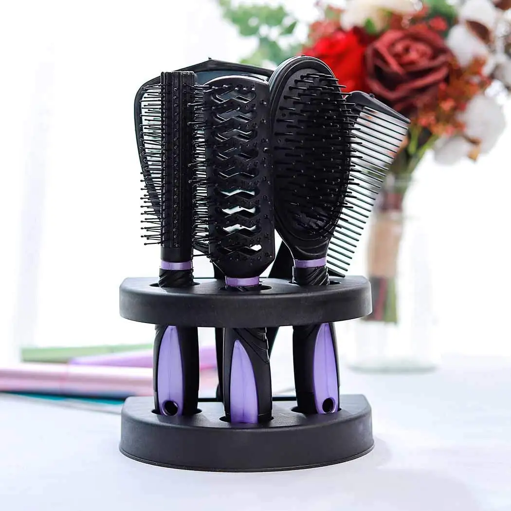 4/5 Pieces Hair Comb Mirror Set Air Cushion Curly Hair Ribs Comb Girls Special Smooth Hair Massage Fluffy Comb
