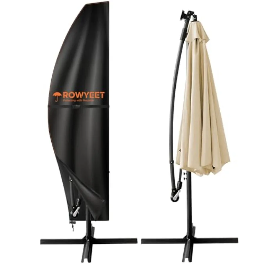 

Umbrella Covers for Outdoor Umbrellas 9-12ft, 420D Oxfod Fabic Patio Cove Watepoof UV-esistant Potection fo Offset and Paasol