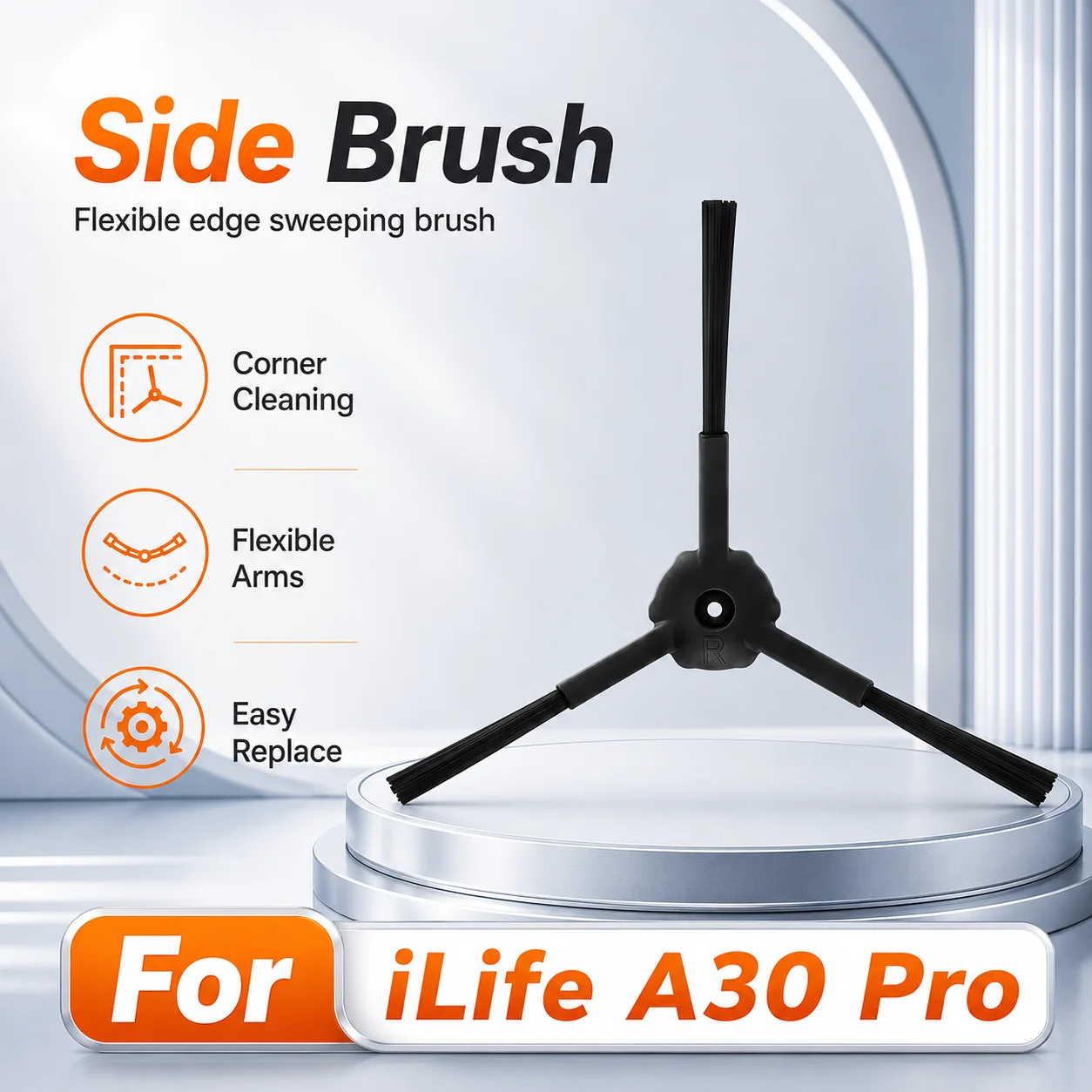Compatible For ILife A30 Pro Replacement Parts Kit Main Brush Side Brush HEPA Filter Mop Dust Bag 5000pa Odkurzacz Akcesoria image 3