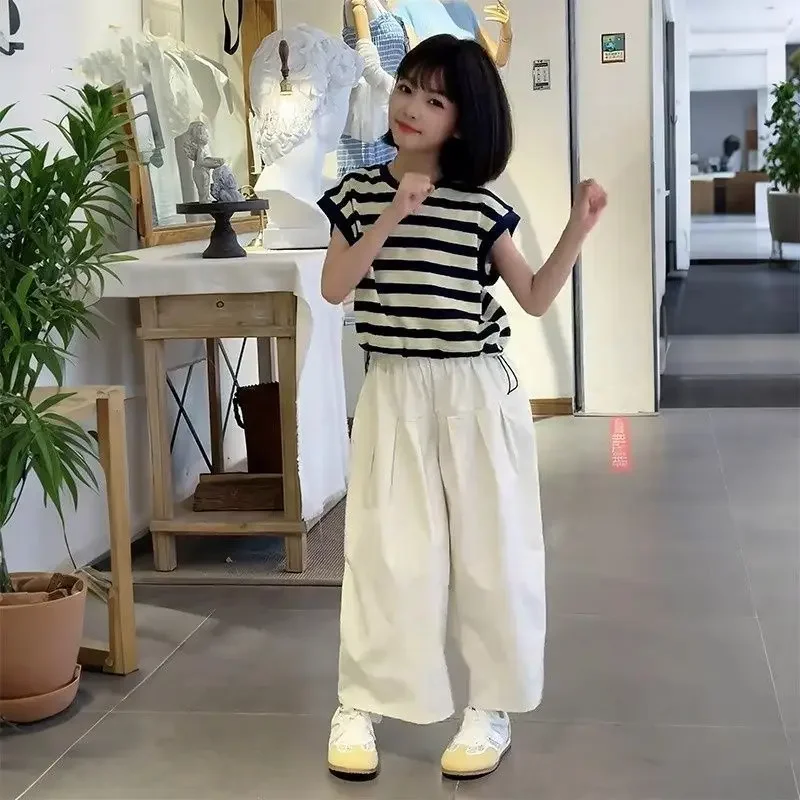 Kids Girls Clothes 10 12 Years Old Child Sets T-shirt Summer Suit From Cartoon Children's Fashion Korean Costume Girl Clothing 8
