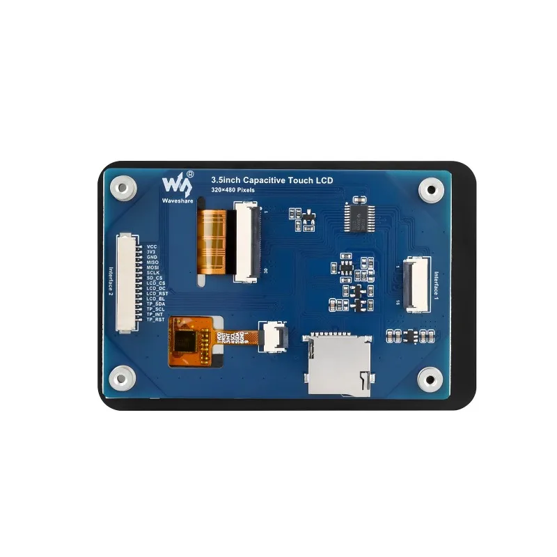 Waveshare 3.5" Capacitive Touch Display 320x480 IPS LCD Module ST7796S FT6336U SPI I2C Screen for Raspberry Pi Arduino ESP32 - view 5