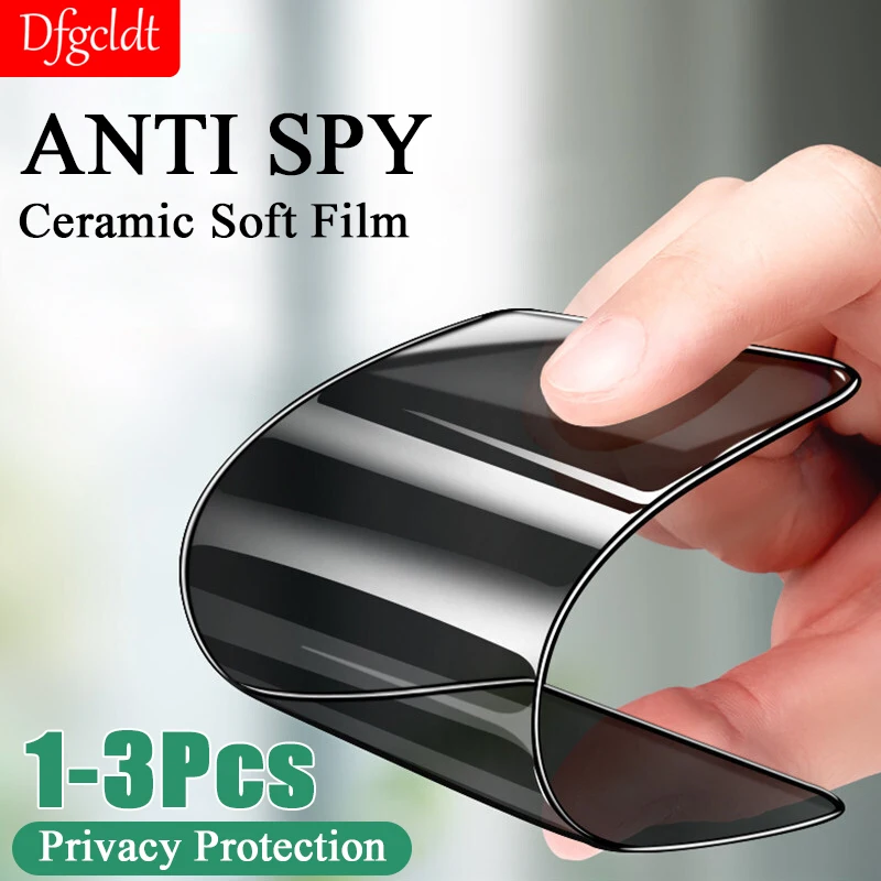 

Anti Spy Privacy Ceramic Film For Samsung S21 S20 FE A33 A53 A73 A23 A24 A13 A14 A03 A71 A51 A50 M34 F54 F14 Screen Protector