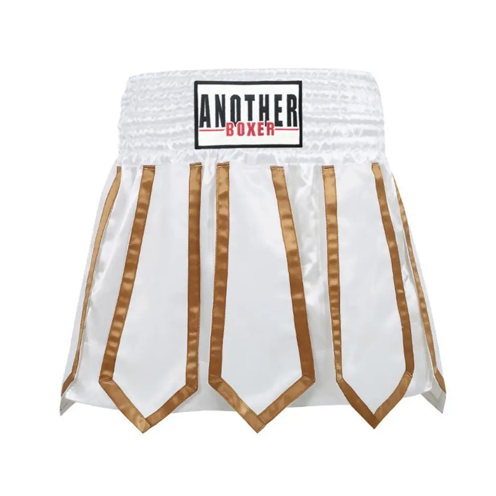 Muay Thai Boxing Shorts for Men Women Kids Breathable Lotus Pattern MMA Kickboxing Training Shorts Thai Boxing Fight SportsWear