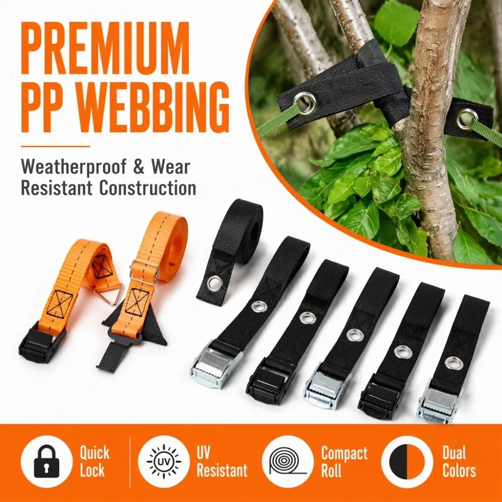 Durable Securing Straps Easy To Adjust Wind Resistant Tension Belts Firmly In Place Easy To Install Wind Resistant Ropes