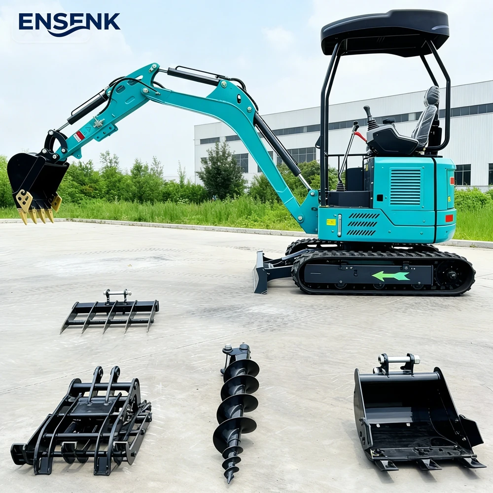 

Mini Excavator 0.8Ton 1.7Ton 3.0Ton Construction 1.2Ton Diesel Engine Kubota CE Europe Tools Diggers