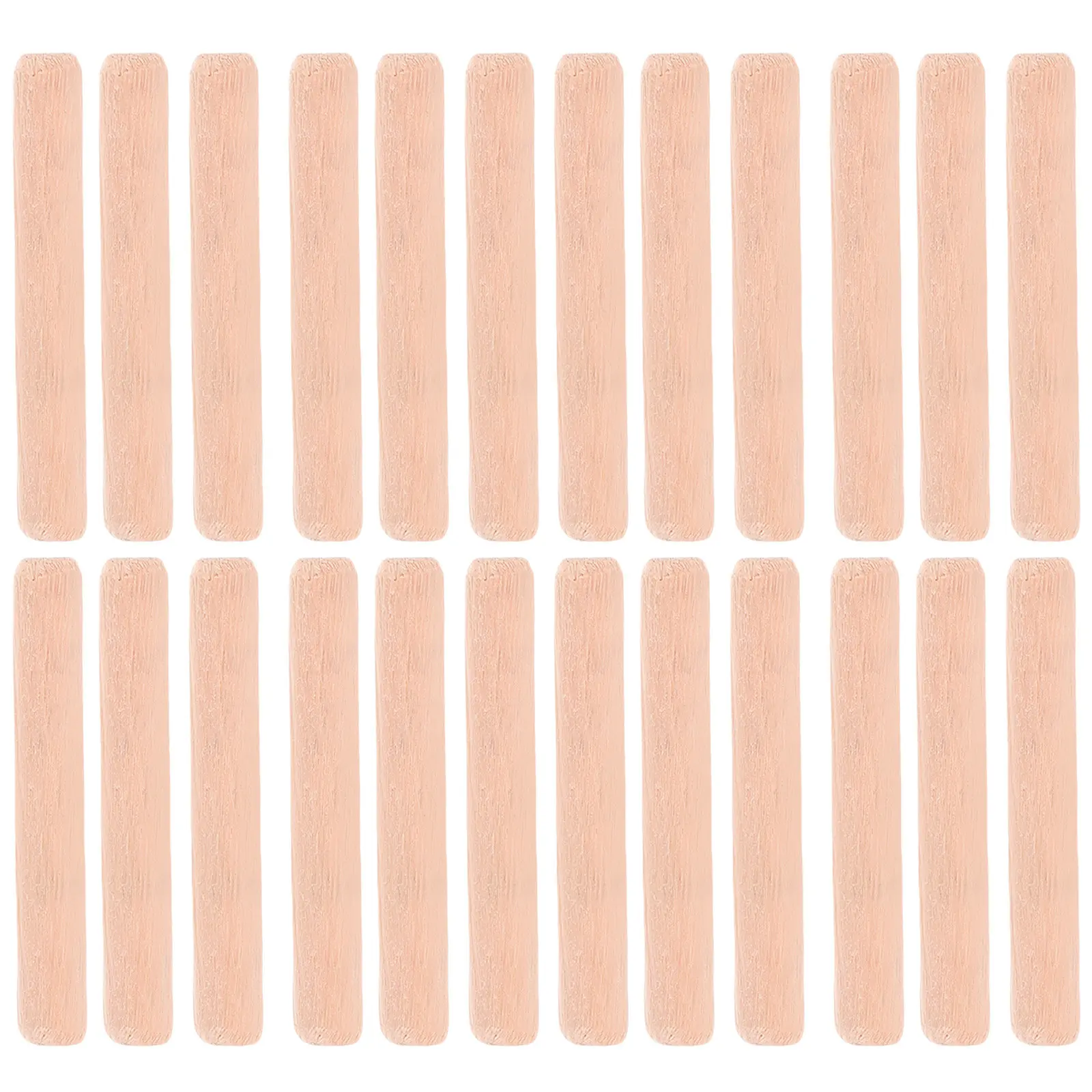 1 Bag Fluted Wooden Dowel Pins 6x40mm for Furniture Assembly Woodworking Joints Strong Secure Connection Easy DIY Craft Projects