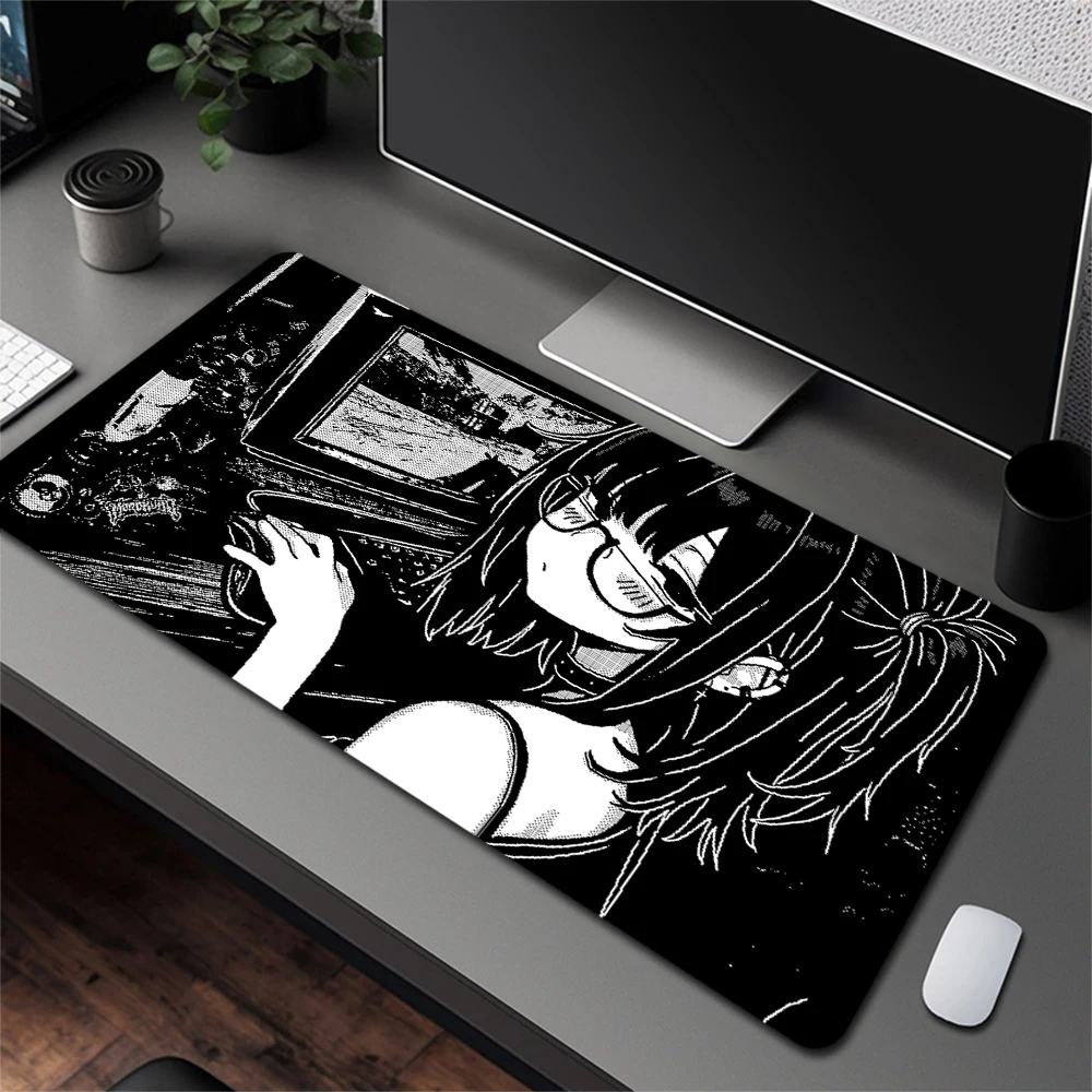 Anime Meisje Antislip Muismat Grote Gaming Muismat HD Print Toetsenbord Pad Laptop Computer Bureau Pad Vergrendeling Rand Muismat Tapijt
