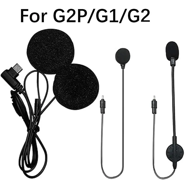 For LEXIN G1, G2Motorcycle Headset Audio Set, 40mm HD Speaker and microphone