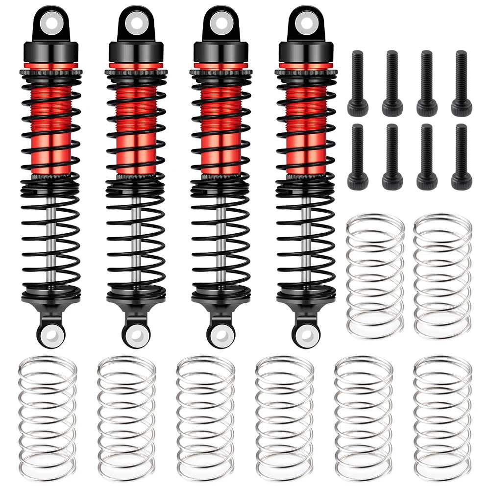 YEAHRUN Ammortizzatore anteriore e posteriore in metallo per parti di aggiornamento per auto camion LaTrax Teton 1/18 RC