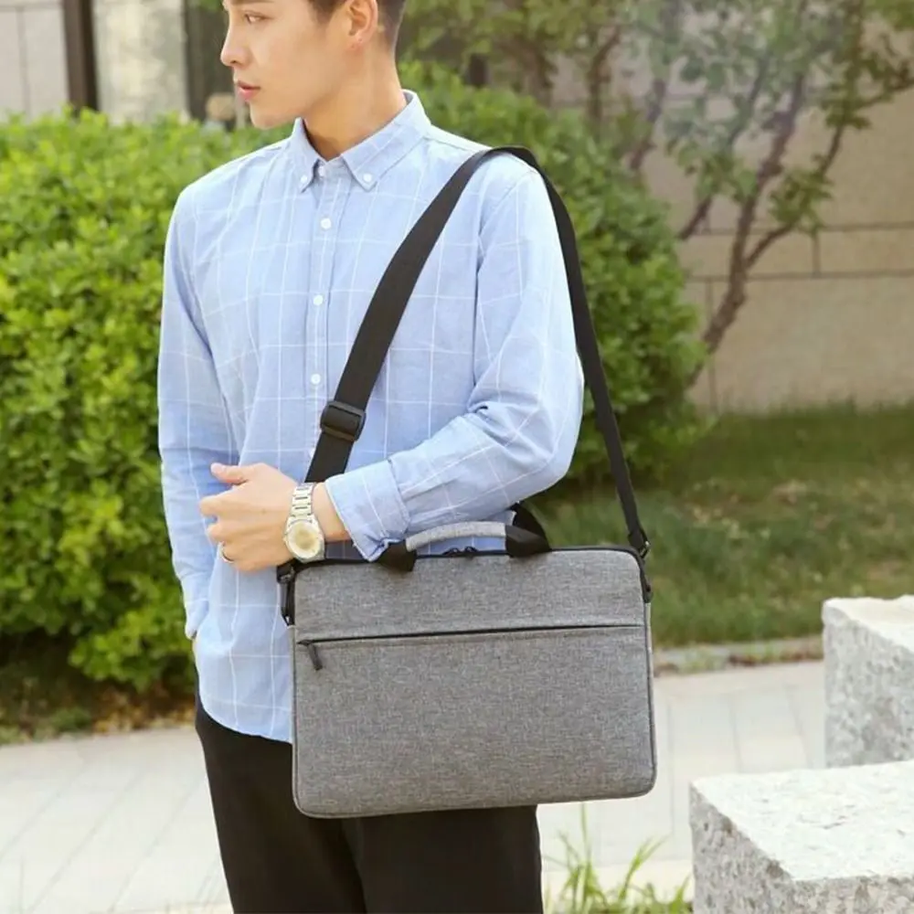 

Сумка для ноутбука в деловом стиле, ультратонкий противоударный чехол для ноутбука, большая вместимость с ручкой, защитный чехол для ноутбука