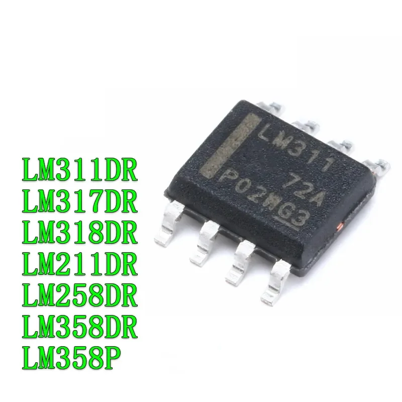 10PCS LM311DR SOP8 LM311 SOP-8 SOP LM317DR LM317 LM317DR2G LM318DR LM318 LM211DR LM211 LM258DR LM258 LM358 LM358DR LM358P New IC