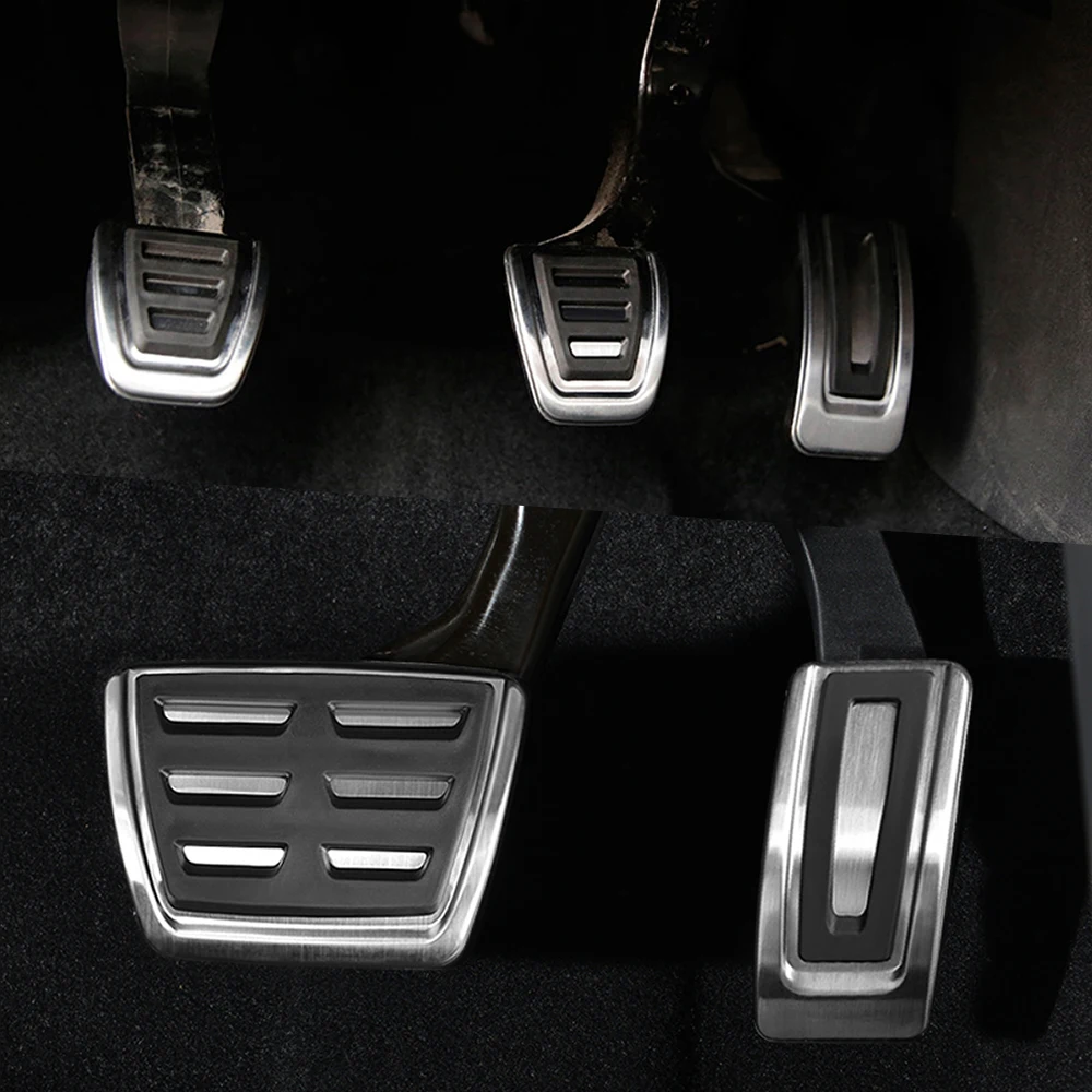 Car Gas Brake Pedals Cover for Volkswagen VW Polo Bora Lavida Jetta MK4/Golf MK4/Skoda Fabia auto accessories