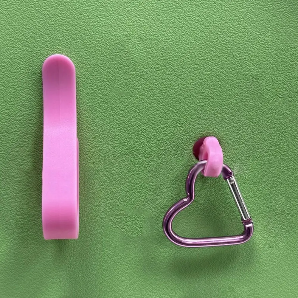

3PCS Plastic Bags Hooks Accessories Keychain Holder Connector Hook Accessories for Bogg Bag Heart-shaped Button Handbags Clips