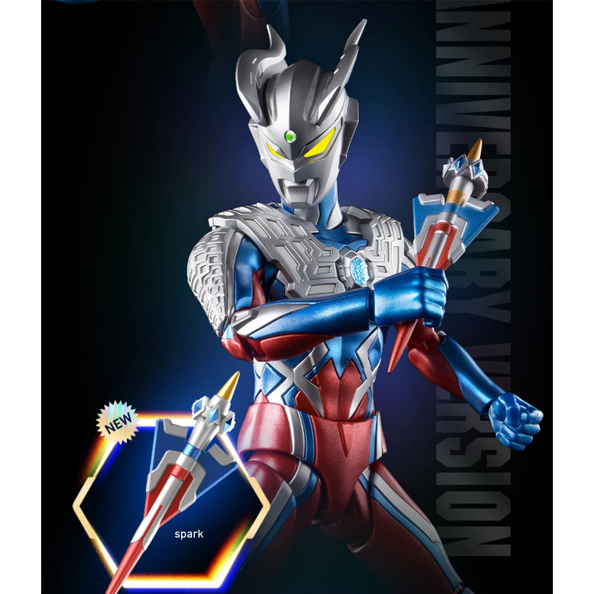 HiPlay Blokees Edisi Ulang Tahun Legendaris - Kit Model Perakitan Ultramen Zero