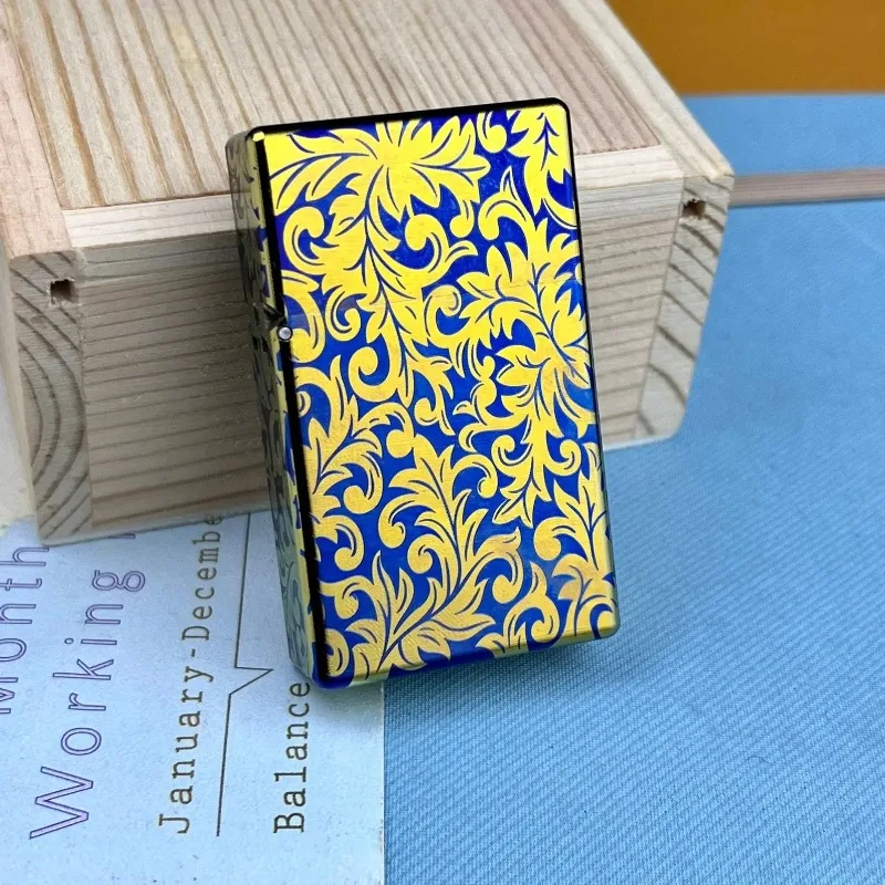 

Зажигалка из титанового сплава, усиленная, утолщенная, узкая, ветрозащитная, на керосине, персонализированный элитный подарок для друзей