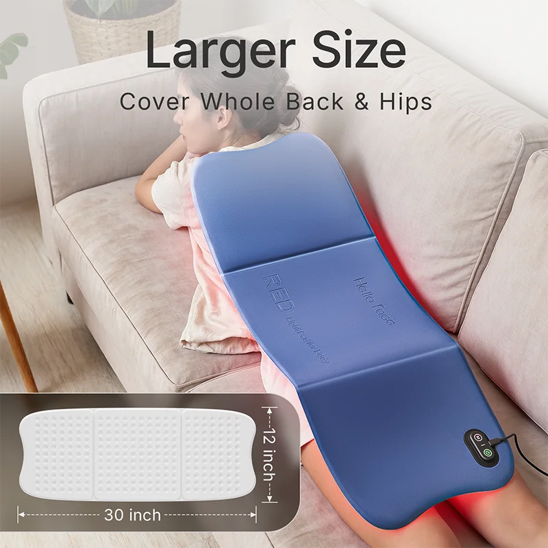 جديد 792 قطعة جهاز التجميل LED الأحمر الأشعة تحت الحمراء حزام العلاج الجسم يمكن ارتداؤها التفاف وسادة كبيرة للوجه والجسم عضلات الكتف المشتركة #2