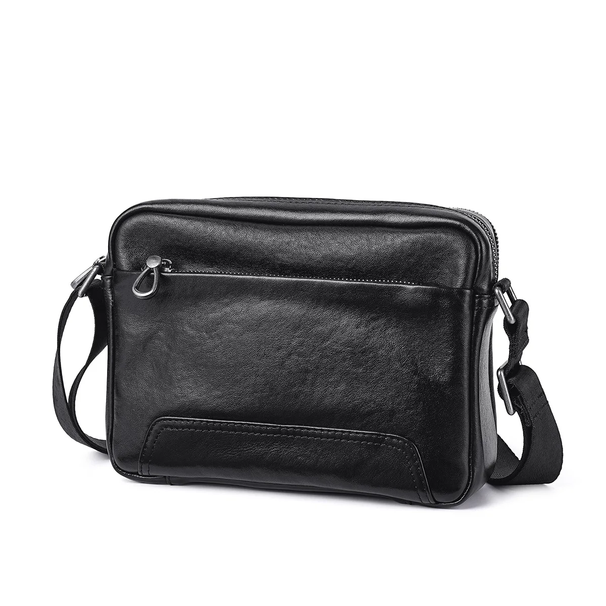 

Мужская квадратная сумка через плечо из кожи растительного дубления для деловой повседневной работы, рабочая сумка премиум-класса из натуральной воловьей кожи