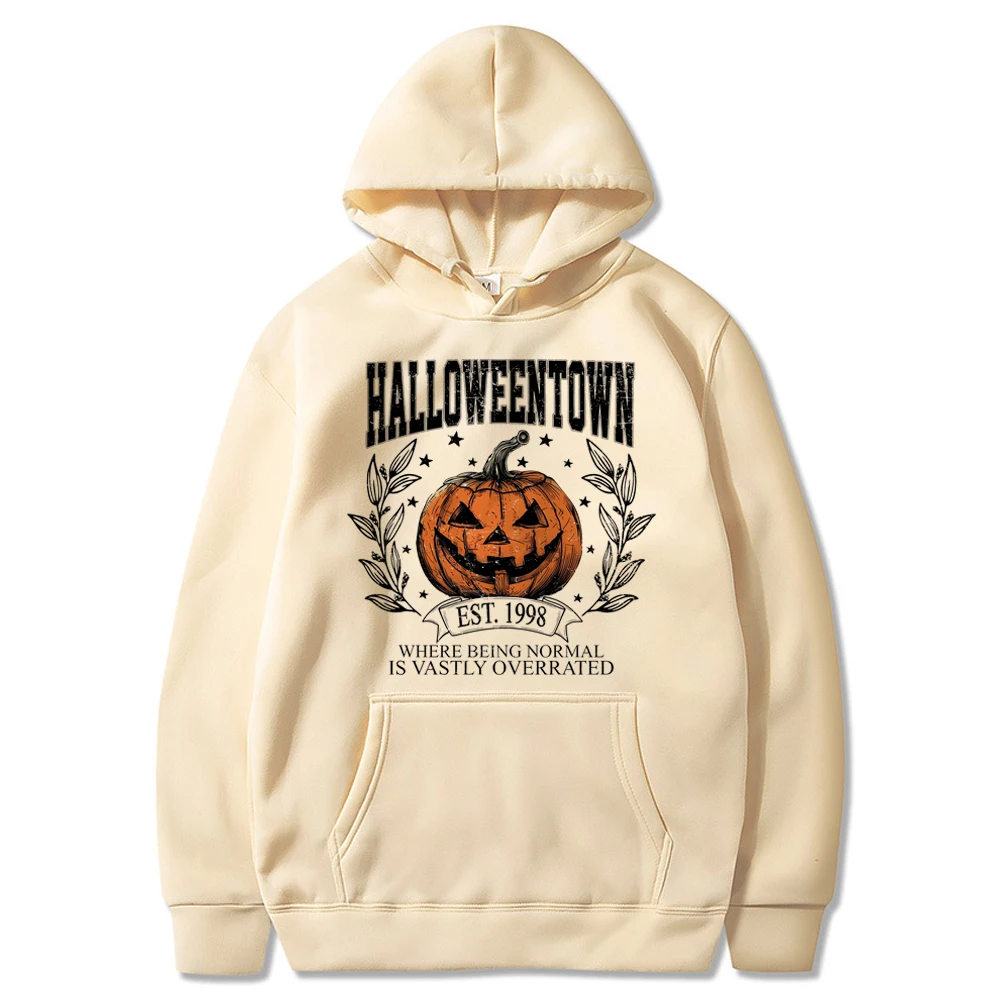 Vintage Halloweentown 1998, bluza z kapturem Halloweentown University bluza z kapturem dynia jesienny sweter Halloween bluzy imprezowe topy