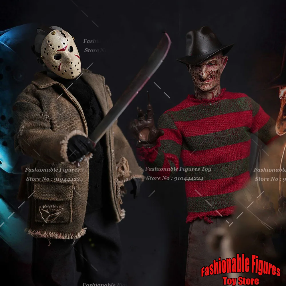 

WHY STUDIO WS018 WS019 1/6 Men Soldier Jason Freddie Thrill Kill 12inch Action Figure Model Halloween Gift Collection Toys