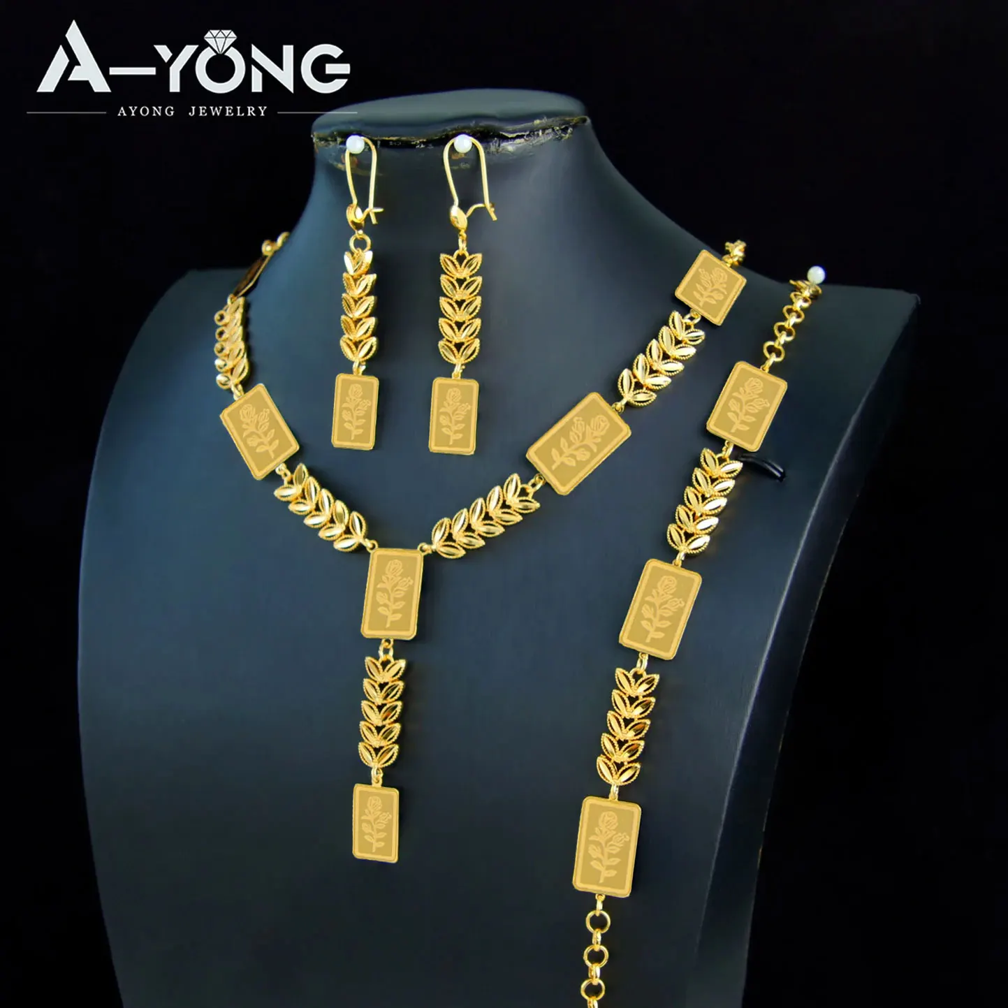 

Luxury Dubai Gold Plated Wedding Jewelry Set 21k Arabic Bridal Necklace Bracelet Earrings Turkish Women Vintage Coins Jewelrys