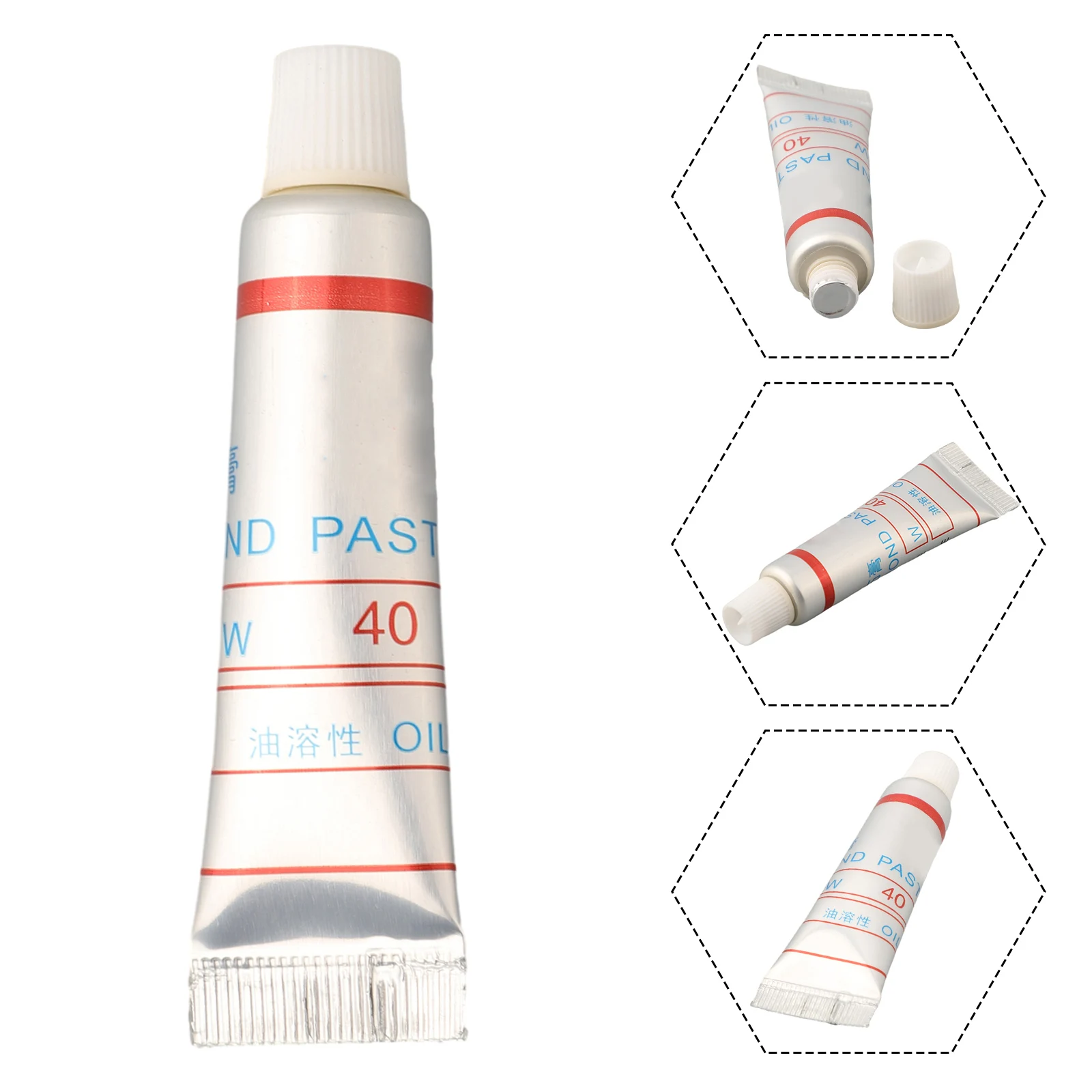 1PC Abrasive Paste 320-10000 Grit Glass Metal Grinding Lapping Paste Oily 5g Polishing Scratch Repair Cream Oily Grinding Tool