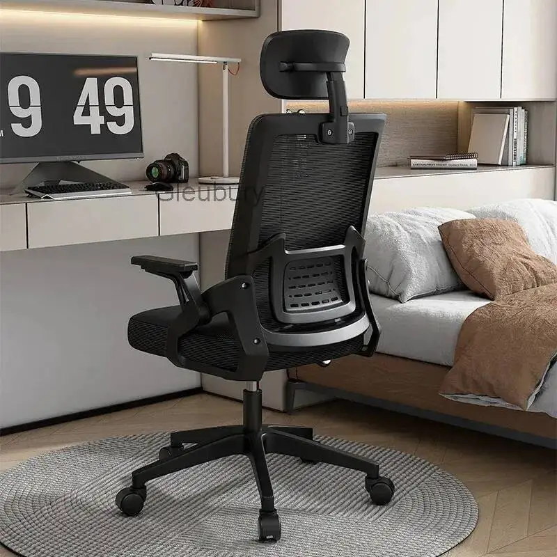 

Гибридное офисное/игровое кресло, 12 часов, комфортное эргономичное сетчатое компьютерное кресло с подставкой для ног, сверхмощное рабочее кресло для персонала в общежитии