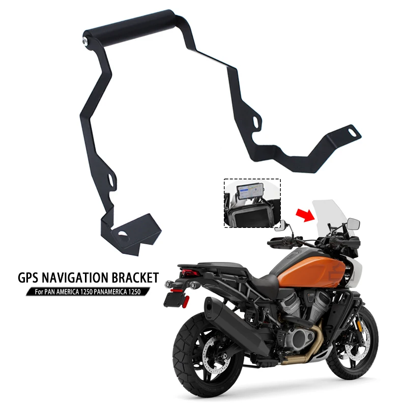 

Motorcycle GPS Navigation Plate Bracket Windshield Stand Phone Mobile Phone Holder Fit For PAN AMERICA 1250 PANAMERICA 1250